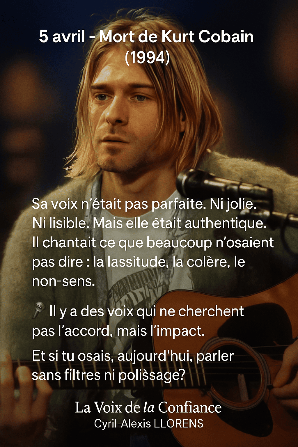 5 Avril - La Voix non apprivoisée